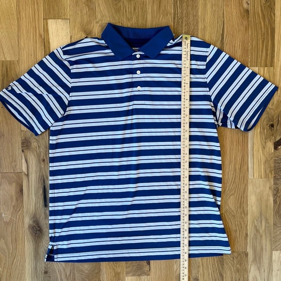 Mens Brooks Brothers Striped Polo Short Sleeved Shirt SZ XL‎ - Picture 2 of 4